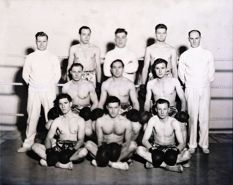 Boxing Team, ca. 1940.